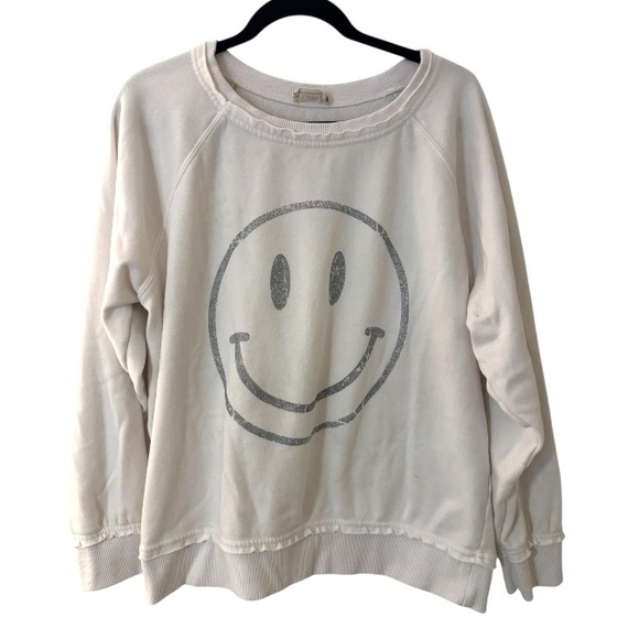 La Biz Tops - La Biz Smiley Sweatshirt
